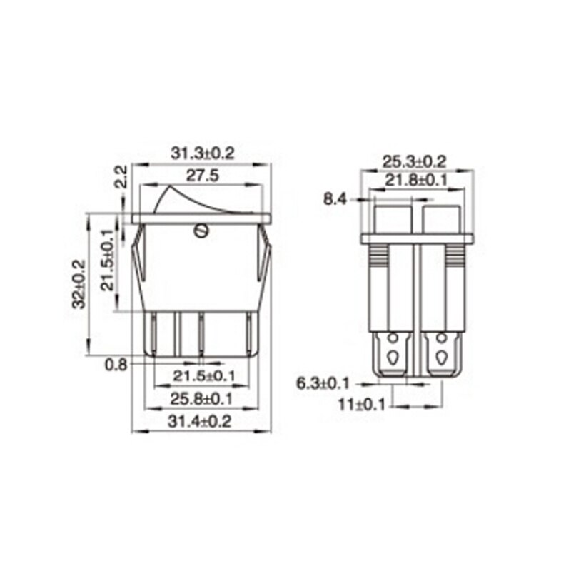 Interrupteur étanche ON/OFF Avec Capuchon - TREM