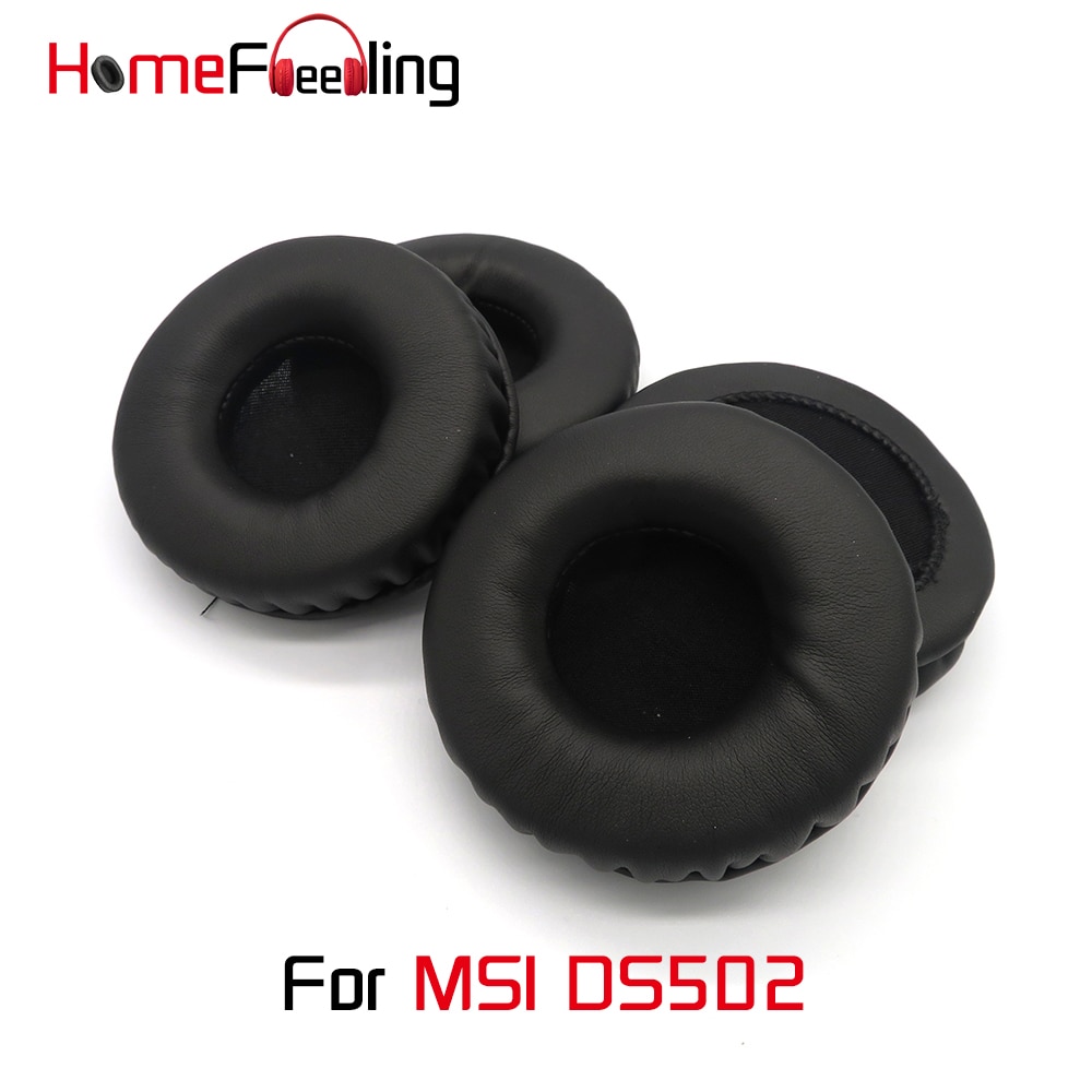 Homefeeling-almohadillas para los oídos MSI DS502, almohadillas para los oídos, redondas, universales, de cuero, almohadillas para los oídos