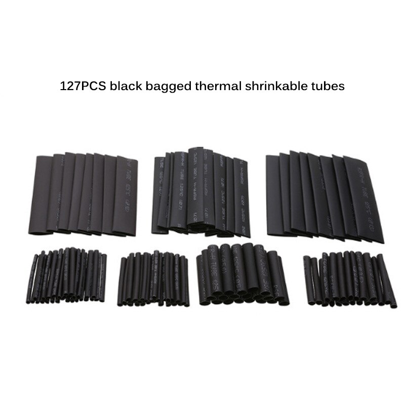 Kits de tubos de Cable eléctrico del coche manguito de envoltura de Tubo termorretráctil surtido de colores de envoltura de alambre Kit de tubos Kits
