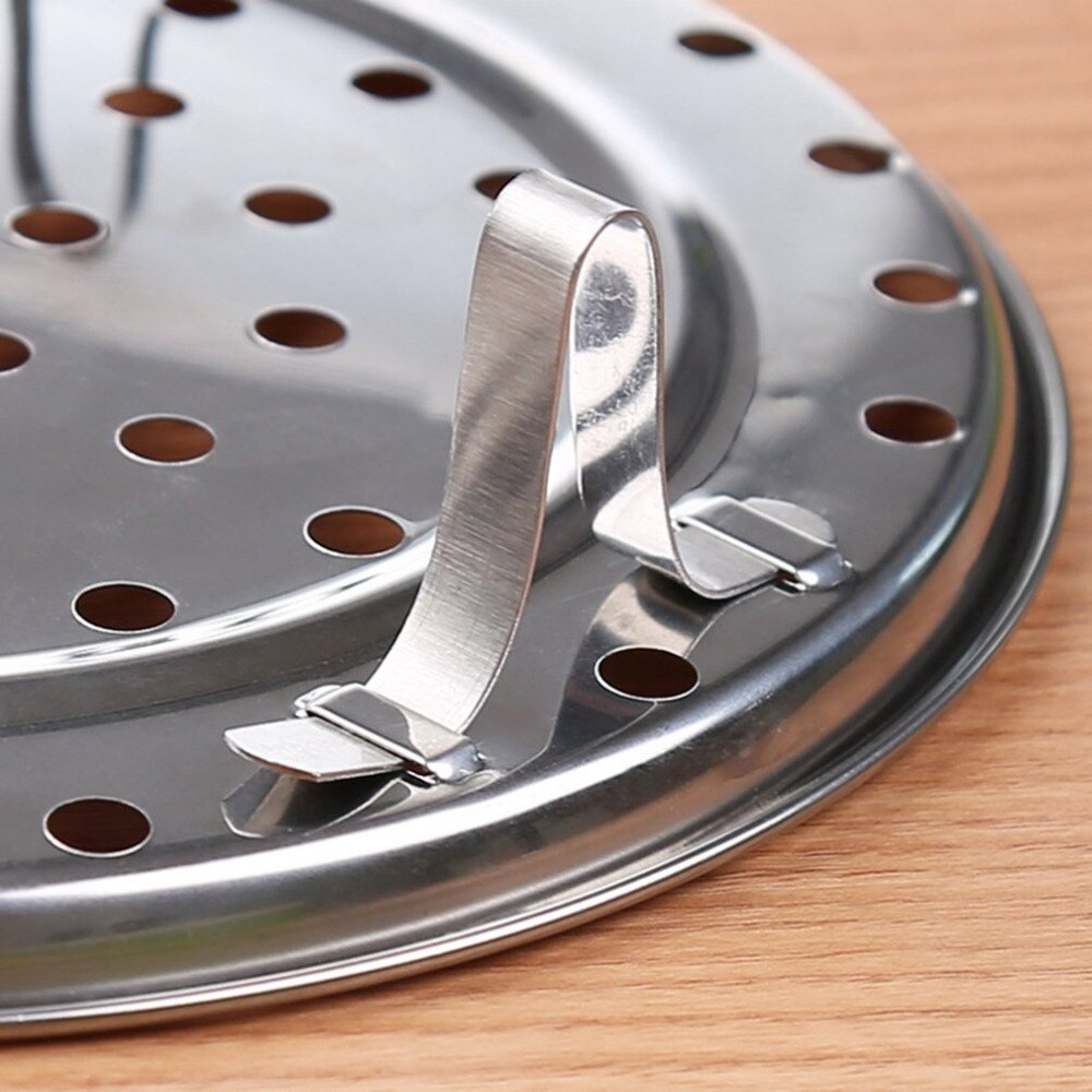 Pot Steaming Tray Stand Cookware Tool Multifunctional Home Kitchen Round Stainless Steel Steamer Rack Insert Stock