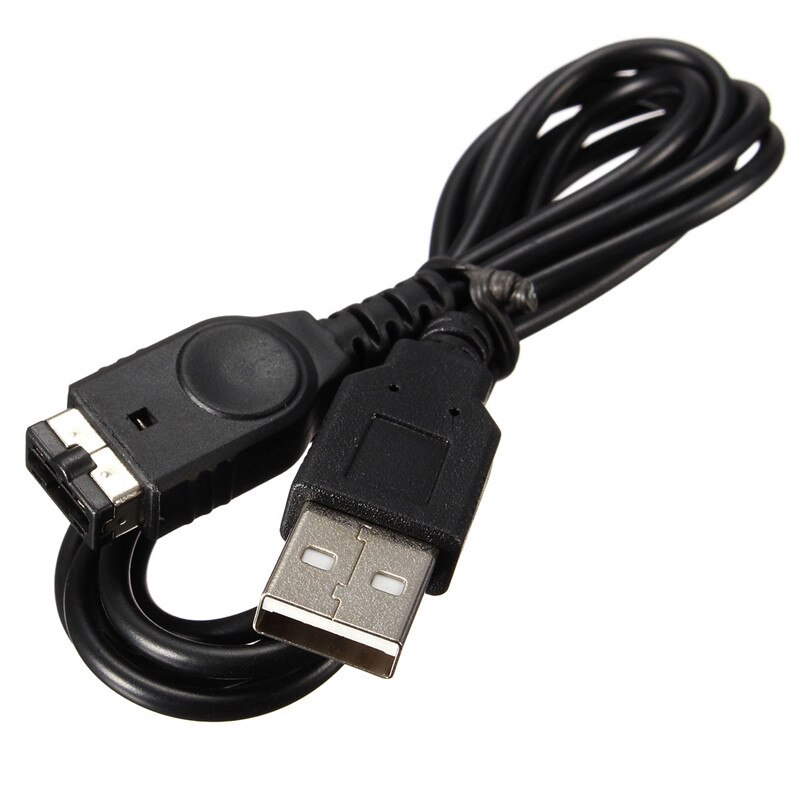 Zwart 1.2 M 3.9ft USB Opladen Power Kabel Oplader Voor Nintendo Voor Game Advance GBA SP Lijn