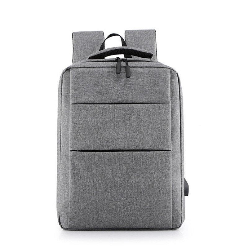 Moderna y nueva mochila para ordenador, de coreana, con carga USB, de viaje, informal, para hombre y mujer, para estudiantes: Gris