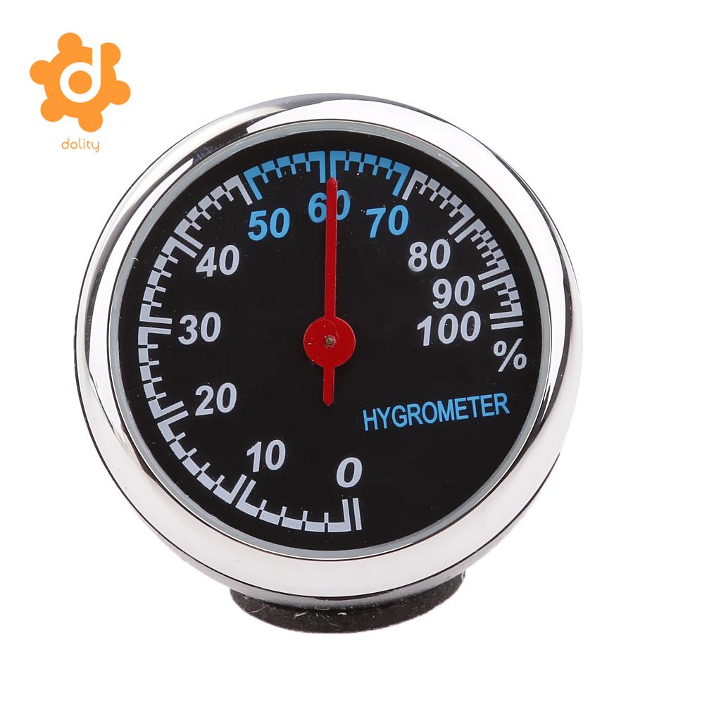 Car Dashboard Analog Hygrometer Humidity Meter Pointer