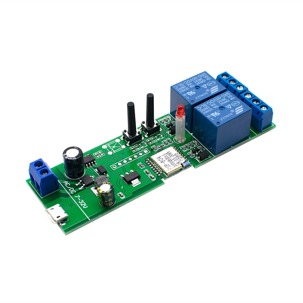 Smart Wifi Afstandsbediening Diy Draadloze Schakelaar Universele Module Inter Lock Zelfsluitende Wifi Schakelaar Timer Voor Garagedeur gate