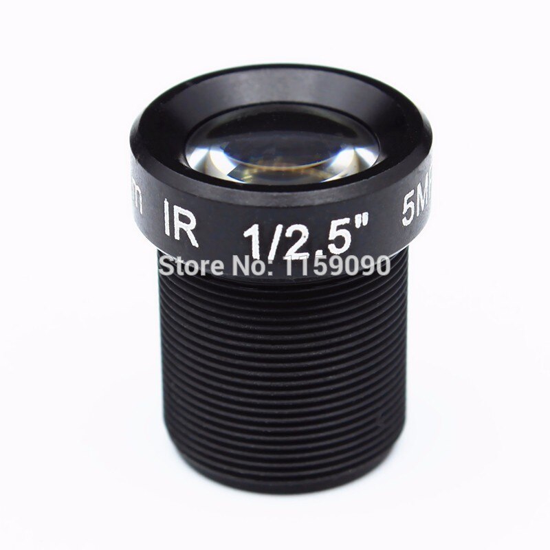 100X10 X 1/2 5 "IR HD placa 12mm 5mp ángulo de la lente CCTV M12 para cámara de seguridad