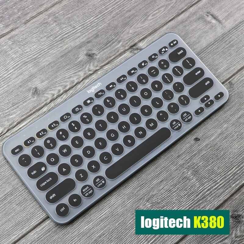 Keyboard Protector Ultra Thin Silicone Laptop Keyboard Cover Skin Protector for Logitech K380 Keyboard