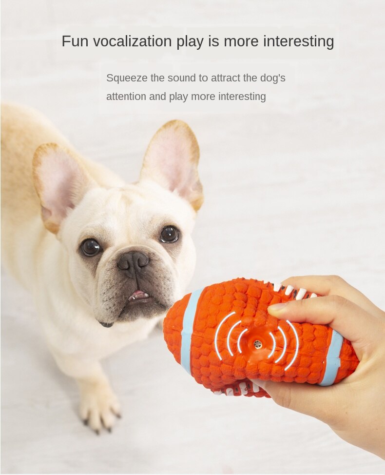 Beweegbare hond pluche speelgoed - met geluid cartoon en interactieve springbal - zelfbewegende piepende hond pluche bal, voor thuis, studentenhuis