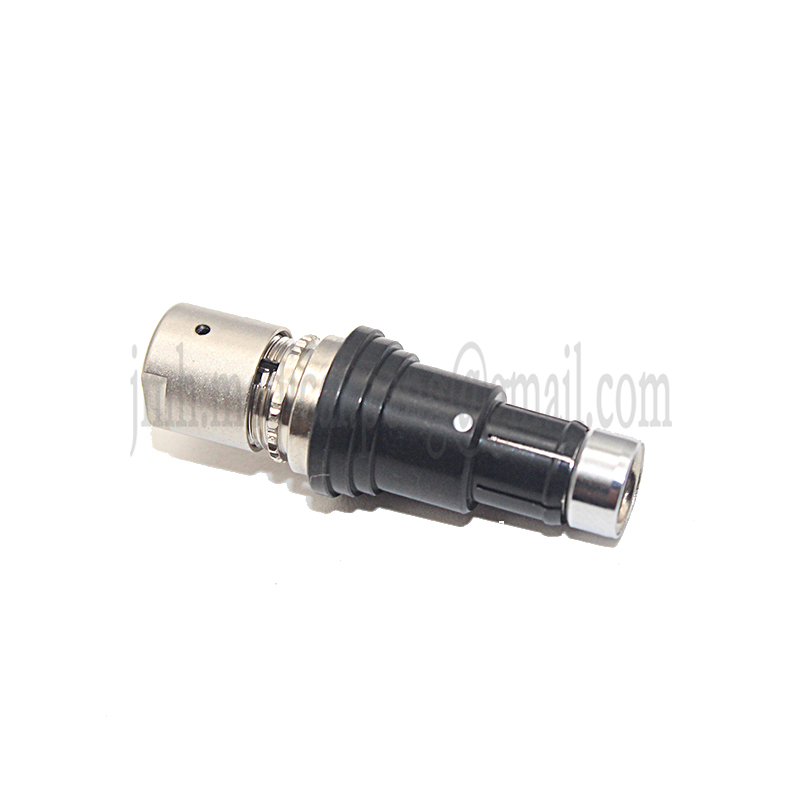 Compatible Fischer 102 M9 0F 2 3 4 5 7 9Pin Short Push-pull Self-locking Round Plug Socket Half-moon Positioning Pin Connector: Orange / 5P