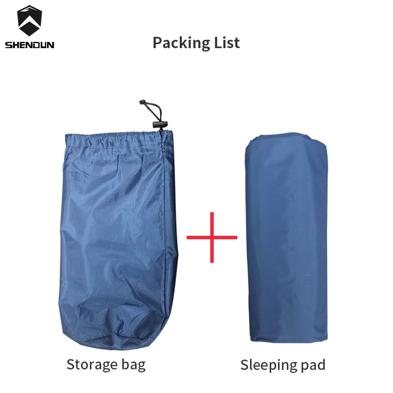 Esponja a presión con el pie, colchoneta inflable para acampar en el aire, Mattres, grande, 195x70x14cm, cómoda para dormir al aire libre, senderismo, con TPU