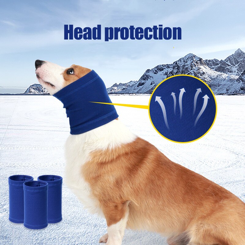 Couvre-oreilles multifonction pour chien, Protection contre le froid en plein air, réduction du bruit, coupe-vent, écharpe chaude pour chiot, hiver