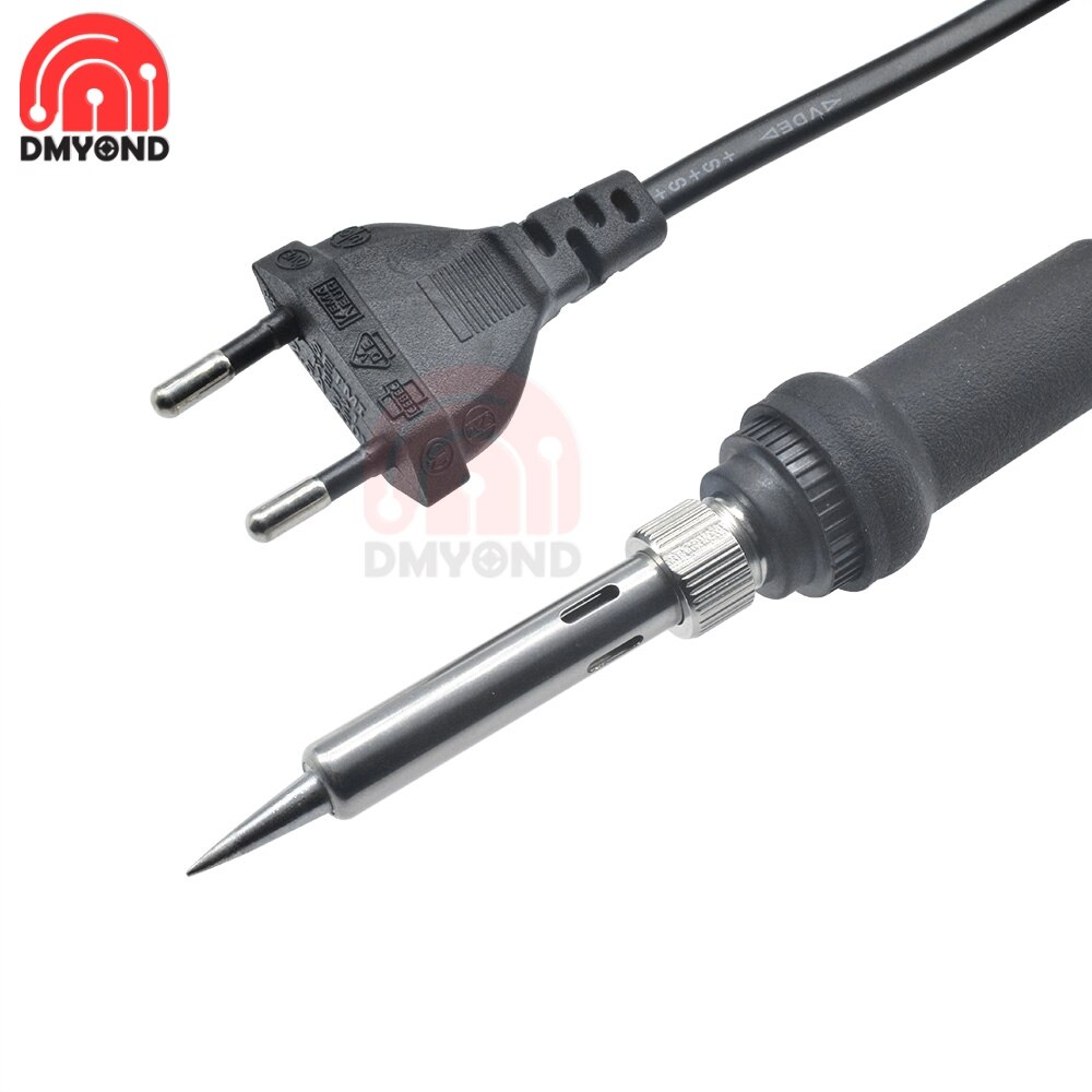 US/EU Plug Electric Soldering Iron AC110V 220V 60W Welding Solder Rework Station Heat Pencil Repair Tools Adjustable Temperature