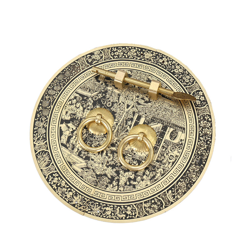 Chinese Antieke Meubels Koperen Fittingen 140/180/240Mm Kasthandvat Schoen Boekenkast Garderobe Deurklink Retro Meubels: L / Tan