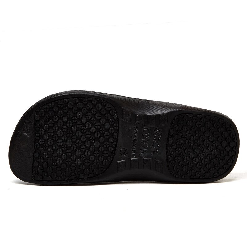 EVA-zapatos de trabajo de cocina antideslizantes, Sandalias planas impermeables a prueba de aceite para Chef, maestro, cocina, Hotel, restaurante, zapatos para Chef