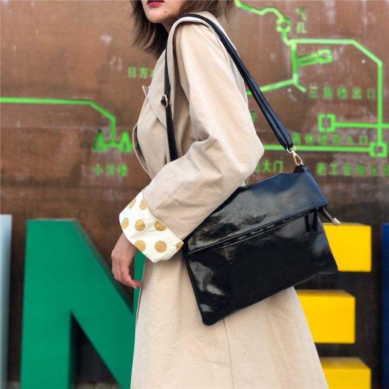 Korea dongdaemun ins kvindelig clutch taske vild simpel skuldertaske chic diagonal cross håndtaske