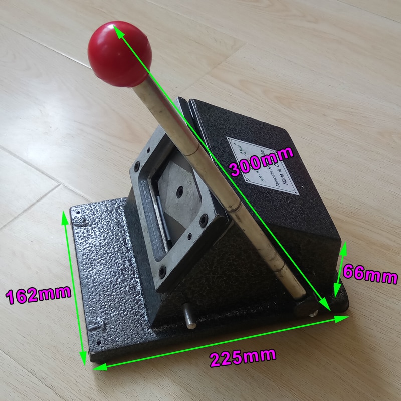 86*54mm Round Corner All Metal PVC Card Die Cutter,Manual PVC Business Card Cutter