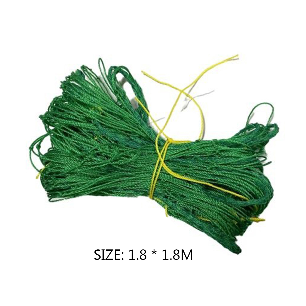High Garden Climbing Netting Strong Nylon Plant Climbing Frame Mesh Trellis Net for Loofah Morning Glory Flower Cucumber: WHITE