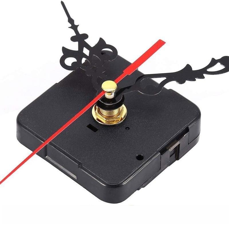 1 set tyst stor ersättning väggklocka kvarts klocka händer diy klocka reparation klocka rörelse delar mekanism rörelse vägg  d9 h 1