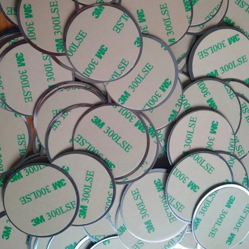 1/5/10 pces placa de metal adesivo disco ferro folha para ímã suporte do telefone móvel para magnético do carro suporte do telefone suportes não ímã