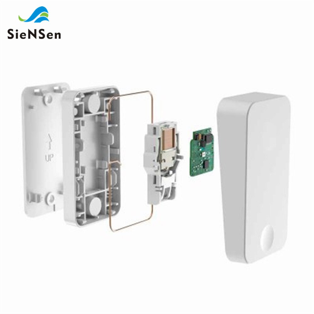 SienSen Self-Powered Wireless Switch No Battery Waterproof Transmitter Light Wall Remotes 433Mhz RF Receiver Remote Control Kit