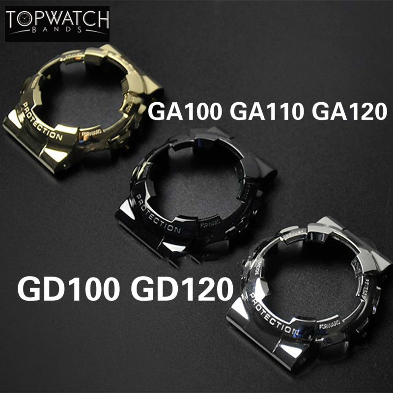 Bezel Horloge Case Voor GA100 GA110 GA120 GD100 GD120 Metalen Rvs Horloge Accessoire Modificatie Cadeau Voor Mannen/Vrouwen band