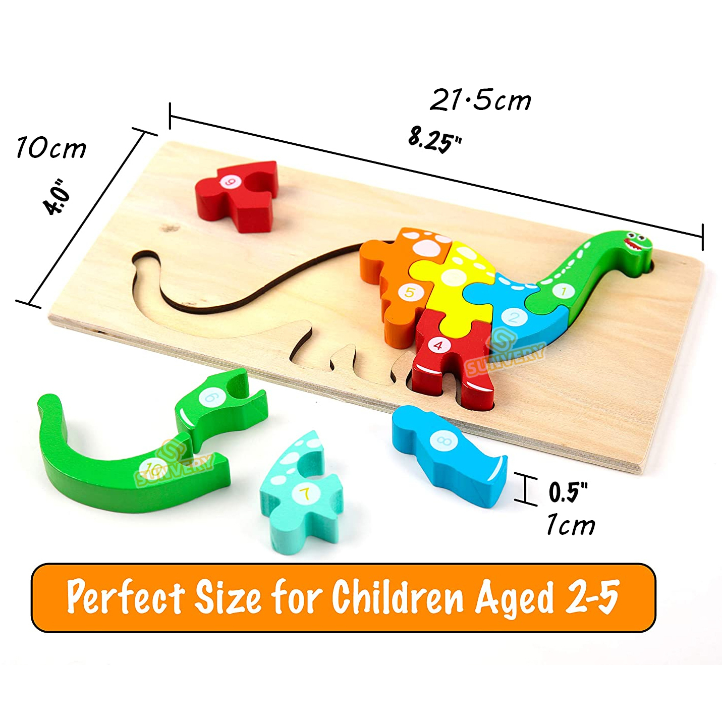 Puzzles en bois Montessori pour enfants, jouets Montessori pour tout-petits de 2 3 4 5 ans, Puzzle 3D, jouet éducatif dinosaure