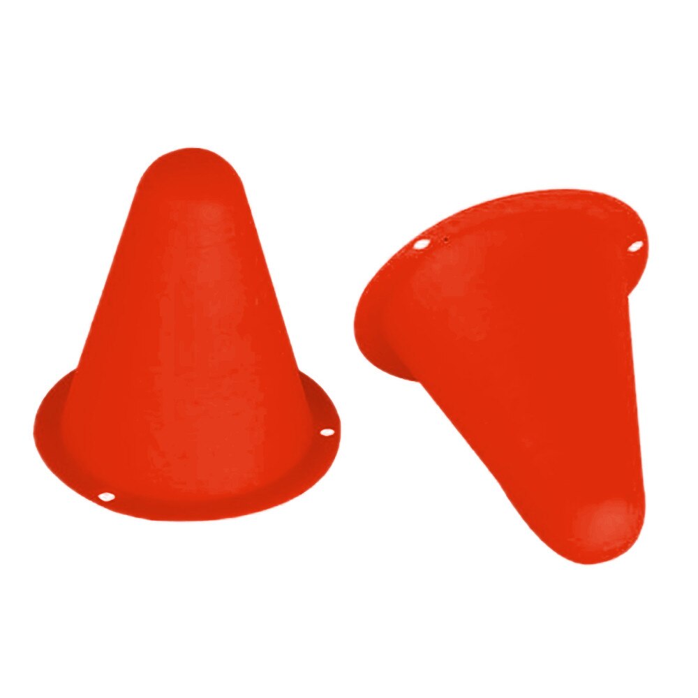 Brand 20Pcs/Lot Sport Football Soccer Rugby Training Cone Cylinder Outdoor Football Train Obstacles For Roller Skating: 20PC Red