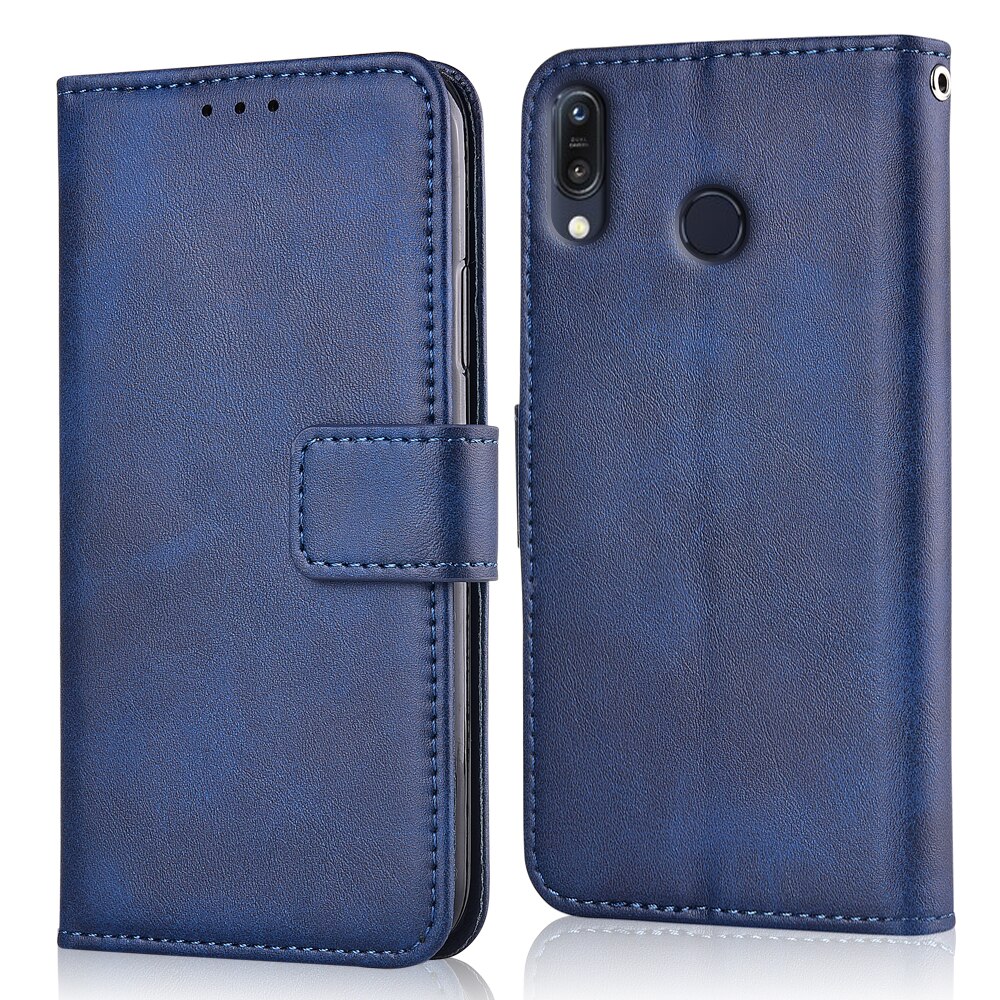 Flip Leder Telefon Fall für ASUS ZenFone Max M1 ZB555KL ZB 555KL ZB555 KL Fall brieftasche abdeckung