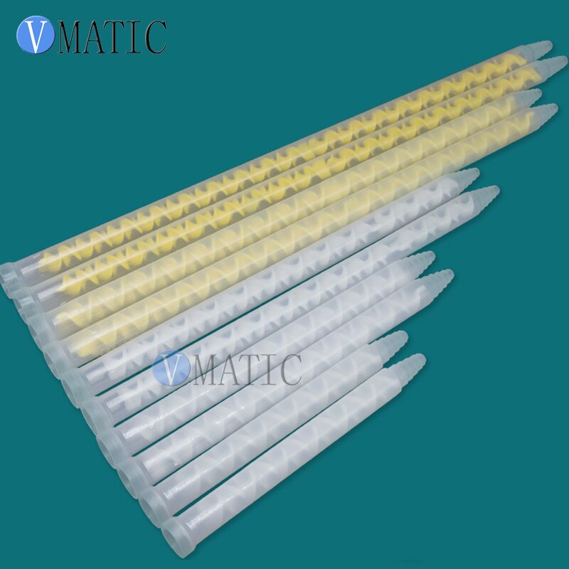 Resin Static Mixer MC13-12 Mixing Nozzles for Duo Pack Epoxies Plastic Mixer Tube