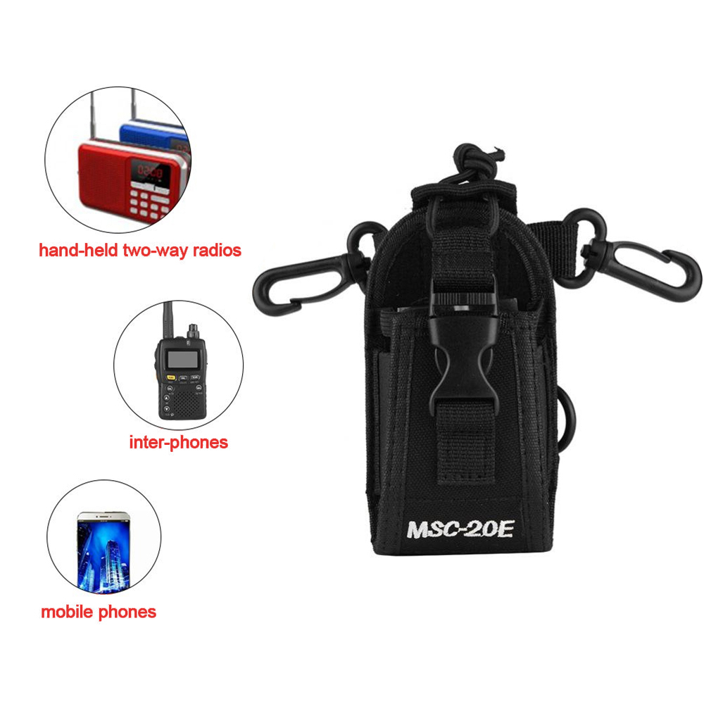 MSC-20E Talkie-walkie radio Grand Sac De Poche En Nylon Étui de Transport pour BaoFeng UV-5R UV-82 UV-XR UV-9R Plus YAESU TYT WOUXUN Mototrola