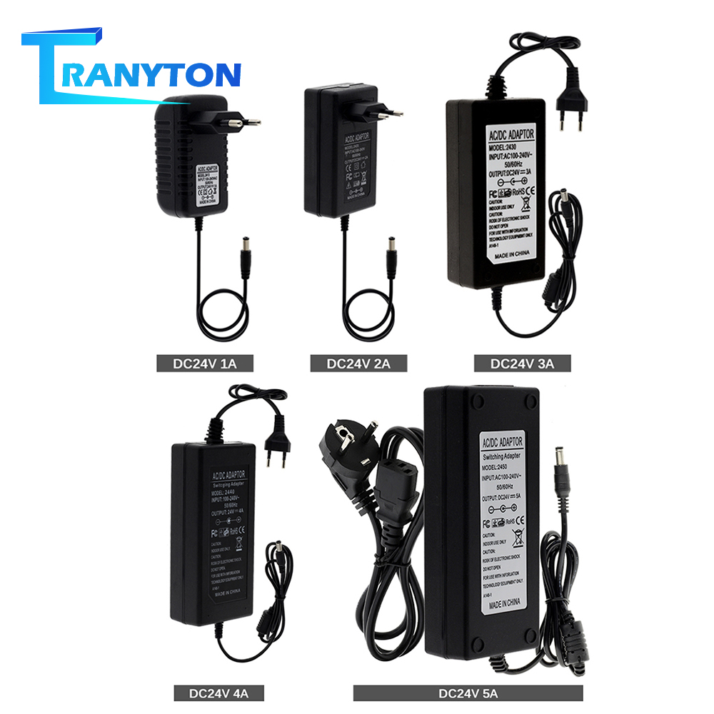 Led Power Adapter AC110V 220V Naar DC12V 24V Verlichting Transformator 1A 2A 3A 5A 6A 8A 10A Met eu/Us Plug Voor Led Strip