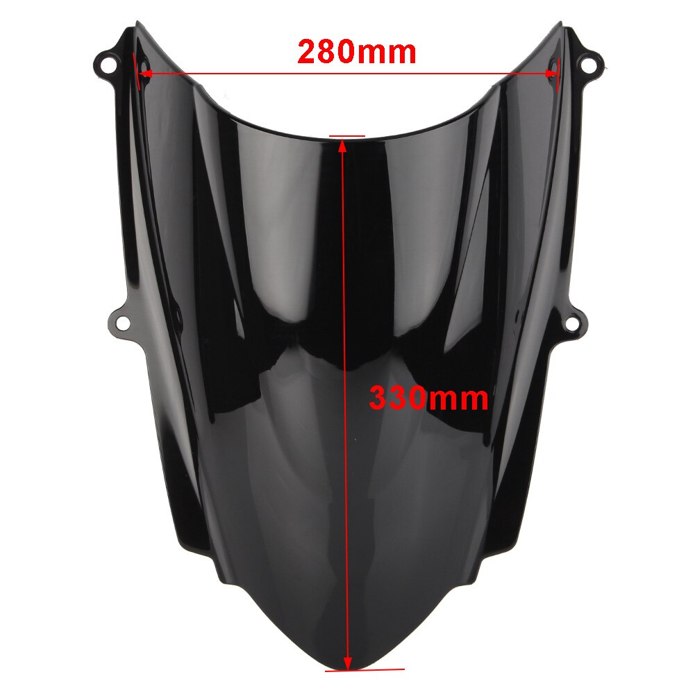Daytona 675 Double Bubble Motorcycle Windscreen Windshield ABS Windproof For Triumph