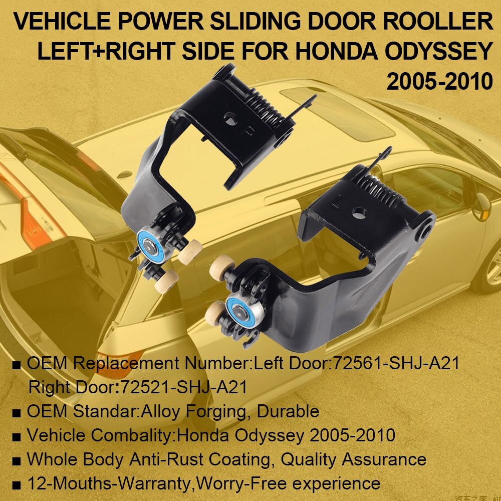 G-Parts Alloy Forging Left Right Side Pulley Middle Center Hinge Vehicle Power Sliding Door Roller For Honda Odyssey 2005