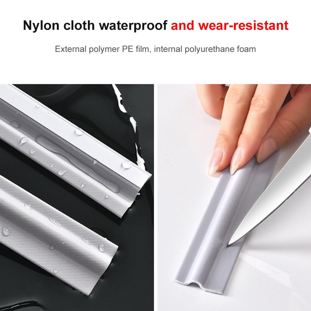 2M Pu Foam Strip Foam Seal Tape Self Adhesive Door Weather Stripping Insulation Foam Window Insulation Tape Waterproof Windproof