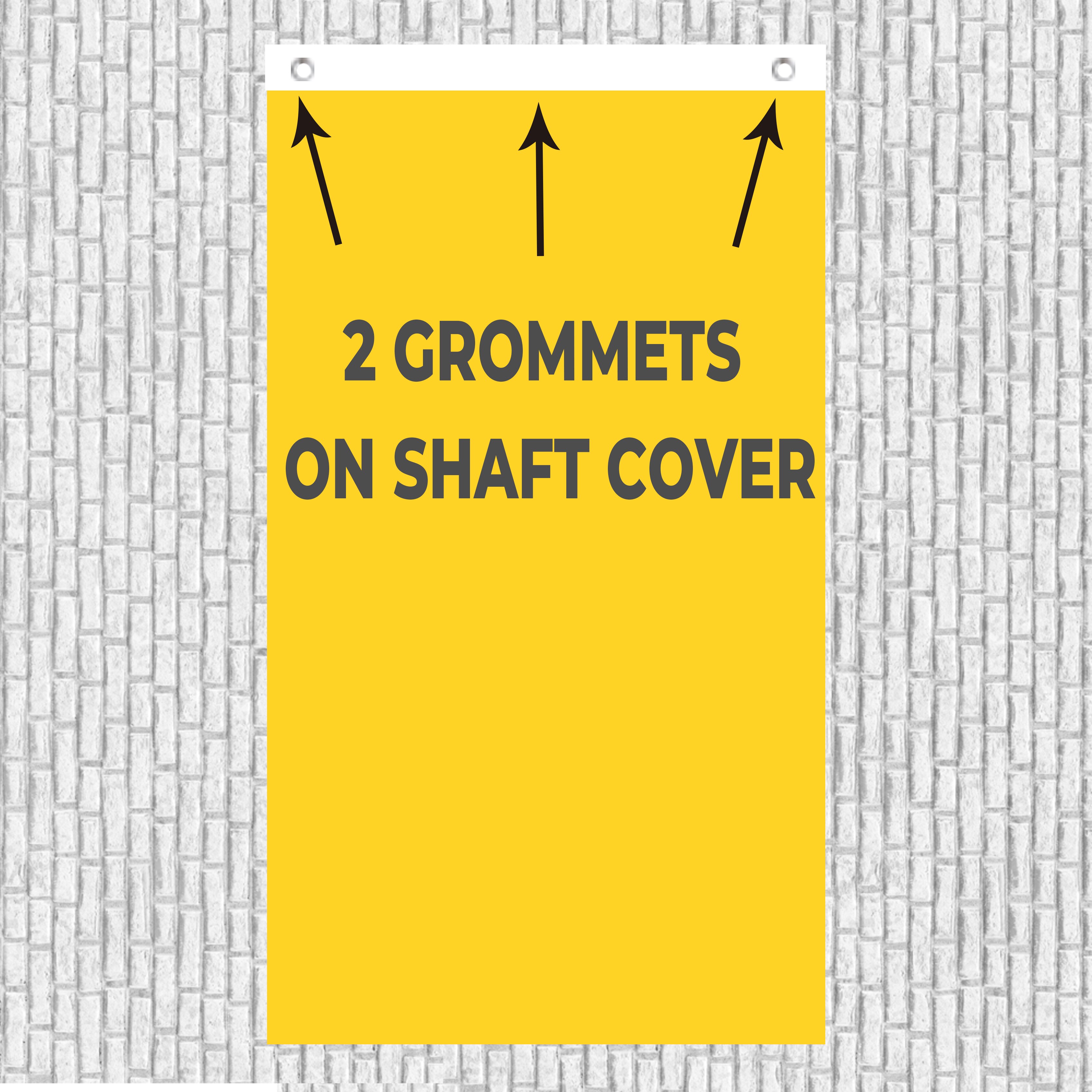 Big Size transparent fabric print flag banners for Exhibotion accept Custom: 2 grommets on cover / 1X2m