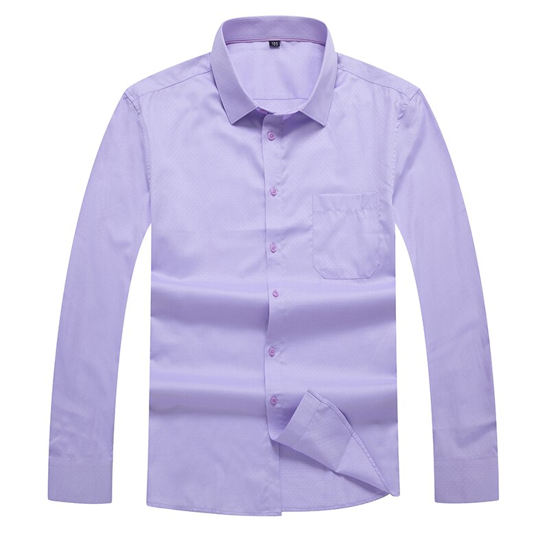 Plus size 10xl 9xl 8xl 6xl 5xl 4x höstens fritidsskjortor män prickiga lös passform bomull plus size märkeskläder
