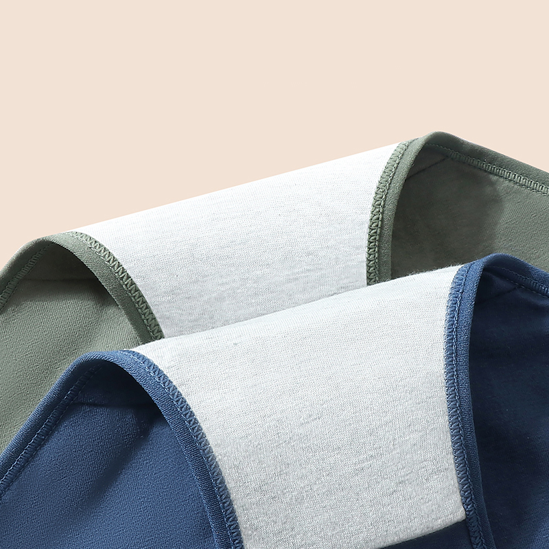 Bragas menstruales de cintura alta para mujer, pantalones de período ancho, ropa interior fisiológica a prueba de fugas, calzoncillos femeninos de algodón de talla grande L-4XL