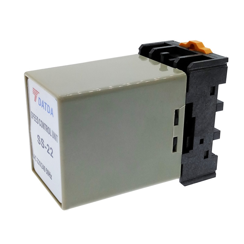 Controlador de velocidad del motor de CA de SS-22, regulador de velocidad de 220V 50HZ con potenciómetro de 20K Ohm + condensador + Dial