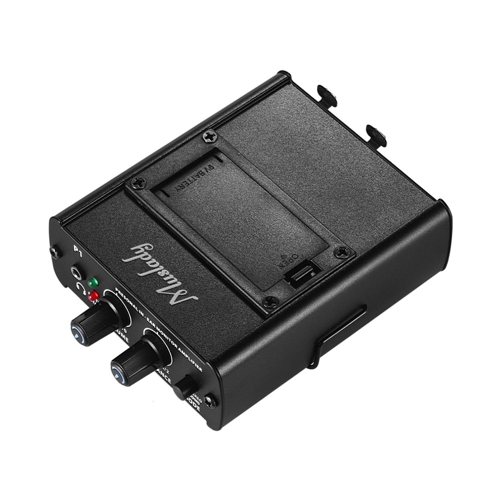 Muslady Personal In-ear Monitor Headphones Earphones Amplifier Amp with XLR Inputs 3.5mm Output