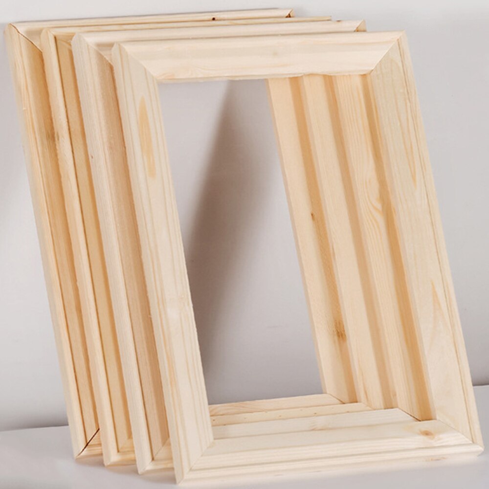 DIY Bild Leinwand Ölgemälde Rahmen Paulownia Holz Rahmen Kunst Poster Malerei Durch Zahlen Foto Rahmen Handwerk Hause Zauberstab Kunst Dekor