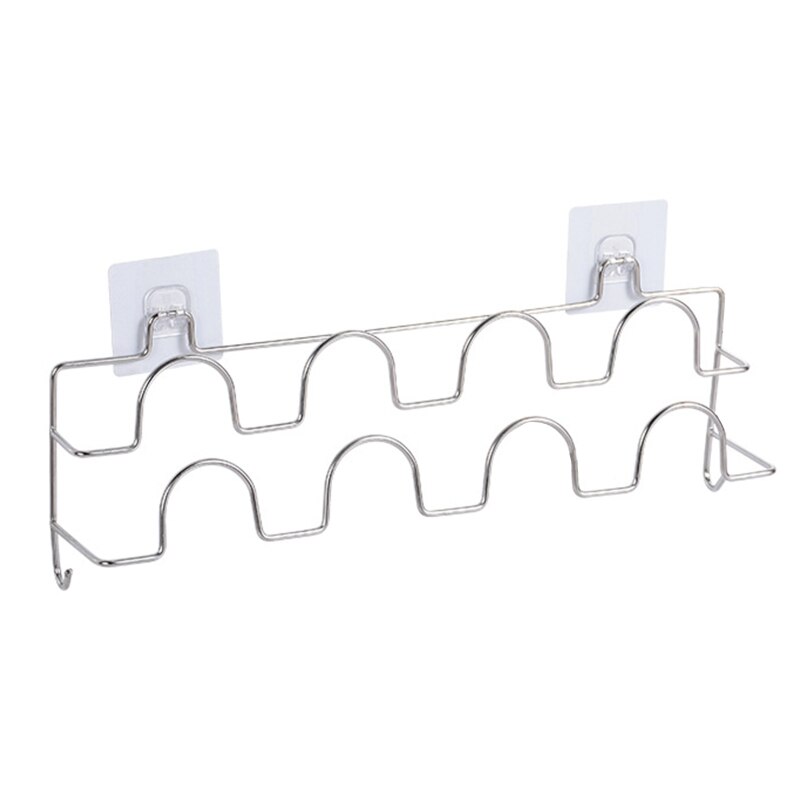 N1HF – porte-chaussures mural avec ventouses, support de rangement pour salon, organisateur de pantoufles suspendues