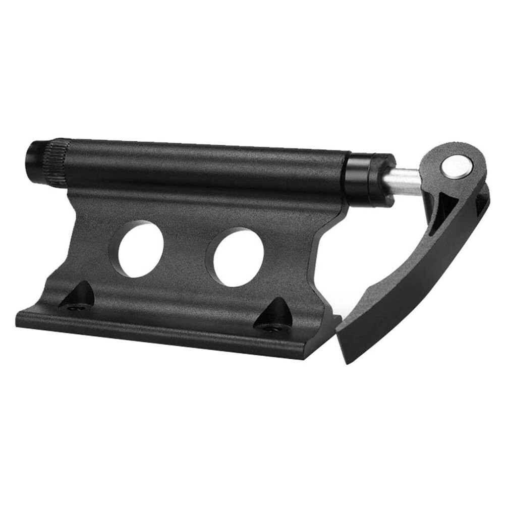 MTB Road Bicycle Front Fork Stand Holder Clamp Aluminum Alloy Quick Release Car Roof Rack Bike Carrier Frame Fixing Clip: Black