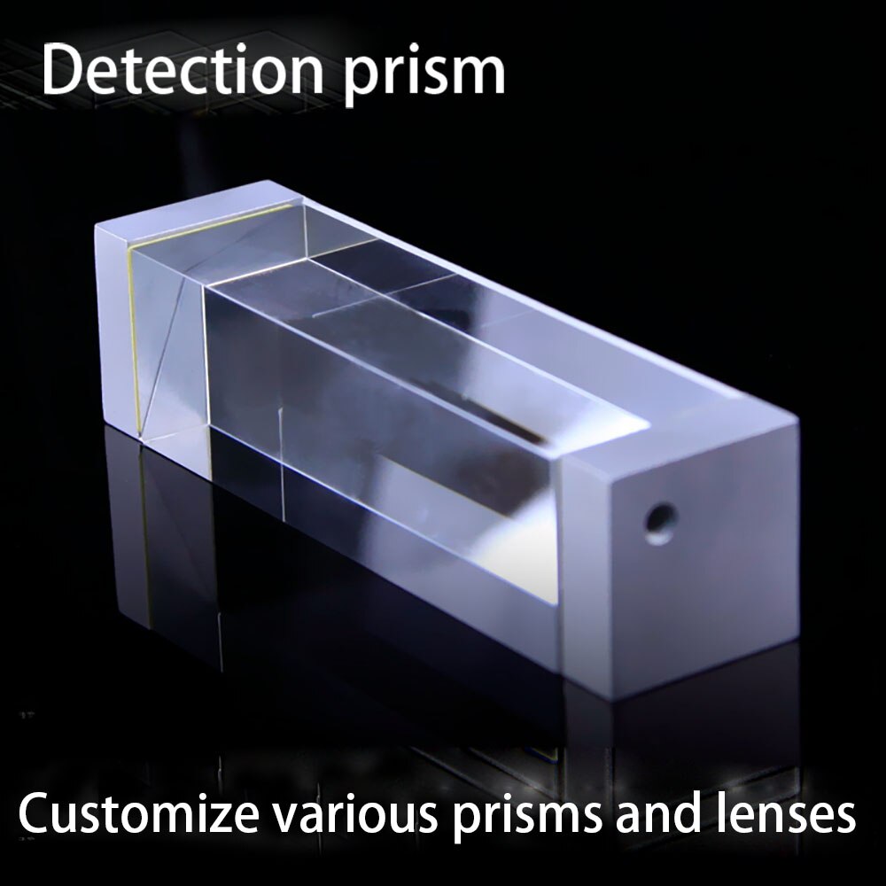 Detecting prism right-angle total reflection high-precision measurement of three prism processing optical glass