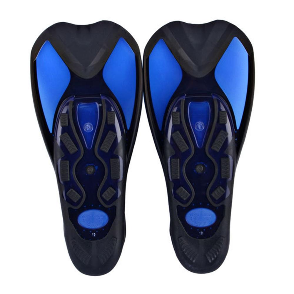 Flippers Water Sport Swimming Fins Snorkel Neoprene Anti-slip Swim Shoe Scuba Swimming Diving Fins For Adults: Blue / XS