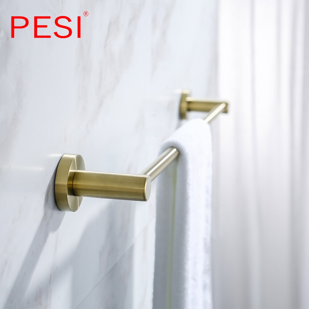 Złoto szczotkowane akcesoria łazienkowe zestaw uchwytów wieszak na ręczniki wieszak na papier toaletowy wieszak na ręczniki wieszak ścienny ze stali nierdzewnej.