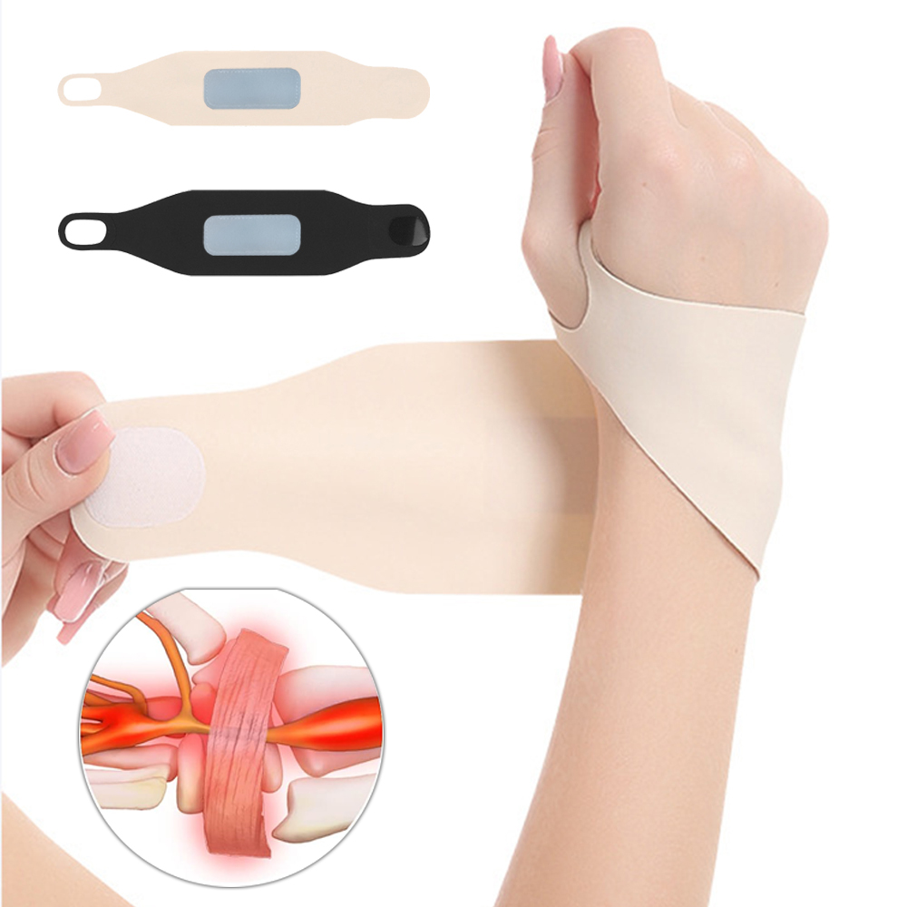 1Pc Elastic Wristband Anti-Sprain Wrist Brace Compression Tendon Sheath Wrist Joint Fixation Brace Support Gloves Palm Protector