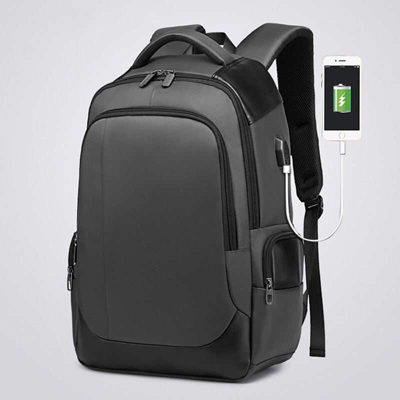 Mænd rejse rygsæk stor kapacitet taske med usb opladning port laptop rygsæk bhd 2