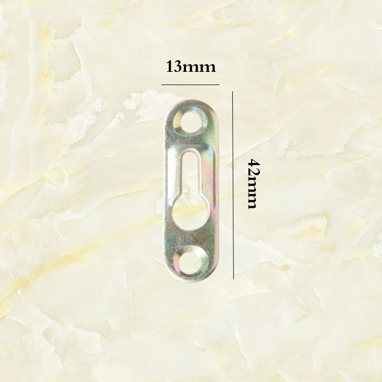 10 Stks/set Metalen Fotohangers 42*13Mm Bronzen Zilverkleurige Zinken Sleutelgathaak Hangend Stuk Fotolijst Kunstwerken Spiegels