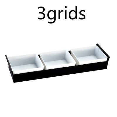 Efterrätt tallrik bricka plast torr frukt snack godis låda nötter melon förvaringslåda te mat maträtt kök arrangör: 5