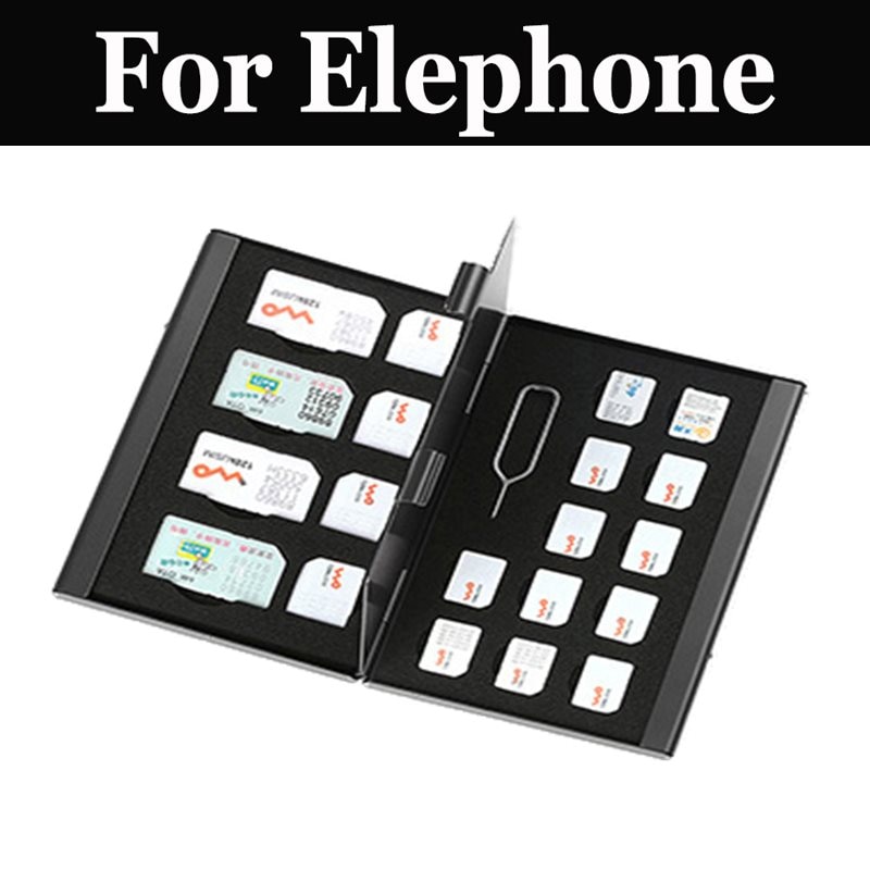 Soporte de tarjeta de memoria para tarjetas SIM, funda de almacenamiento para Elephone P9000 Lite P9000 R9 S7 Mini S7 M3 S3 Vowney P8 mini C1 Max S8 P8 U Pro