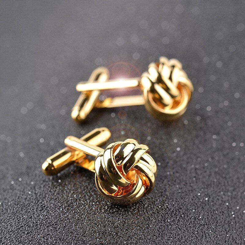 Europe And America-Style French Men Shirt Linen Flower Color Cufflinks Sales Accessories Yiwu Accessories: B1147 Gold